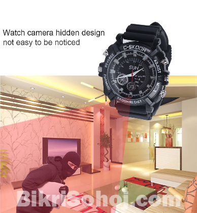 Spy Watch Camera Waterproof 32GB Night Vision